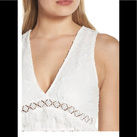 Babette Lace Inset Party Dress from Anthropology. - Picture 3 of 8